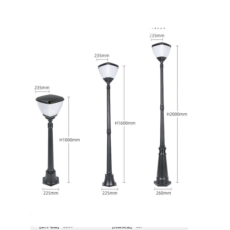 Bộ cảm biến chuyển động Hệ thống điện 5M ngoài trời Led không thấm nước Đèn đường năng lượng mặt trời 5V