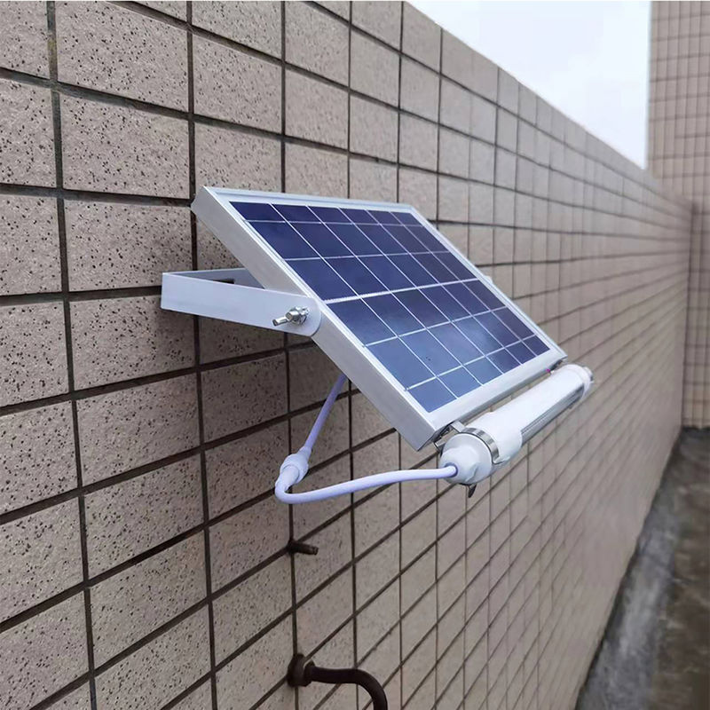 Điều khiển từ xa Đèn huỳnh quang năng lượng mặt trời 60W Ống làm vườn ngoài trời được điều khiển bằng nút
