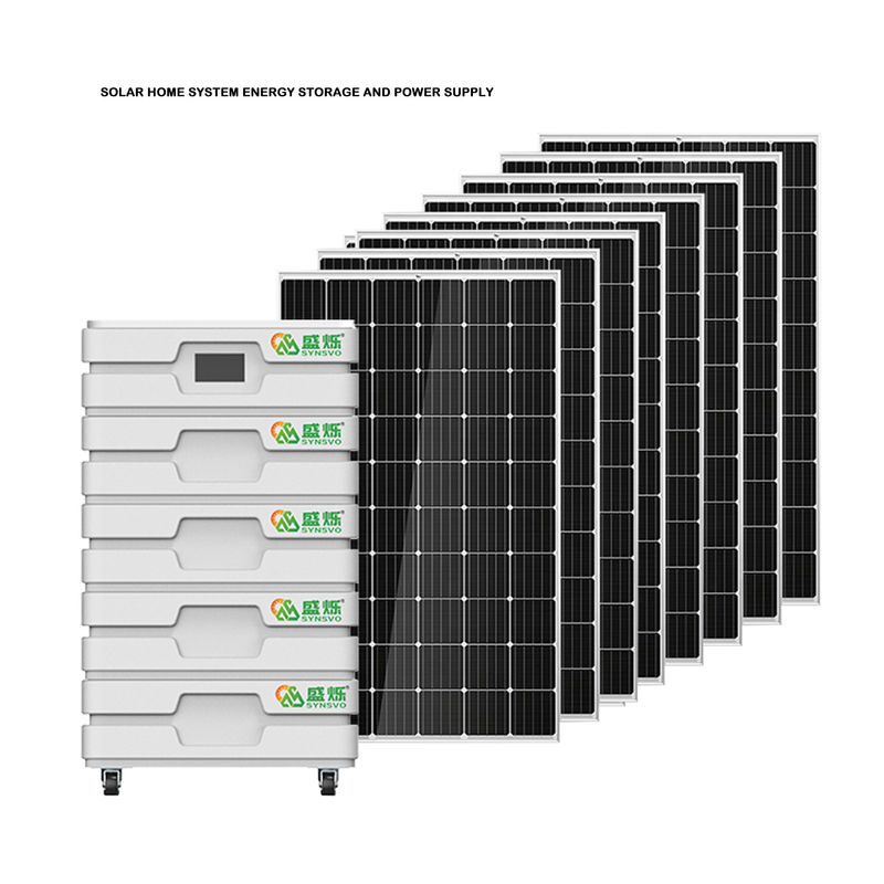 Hệ thống điện Máy phát điện năng lượng mặt trời di động 10KW Bộ hệ thống 5KW cho nhà ở