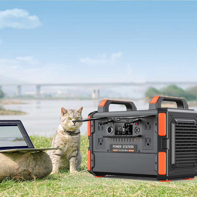 Máy phát điện năng lượng mặt trời di động ngoài trời Trạm điện 1000w với loại C