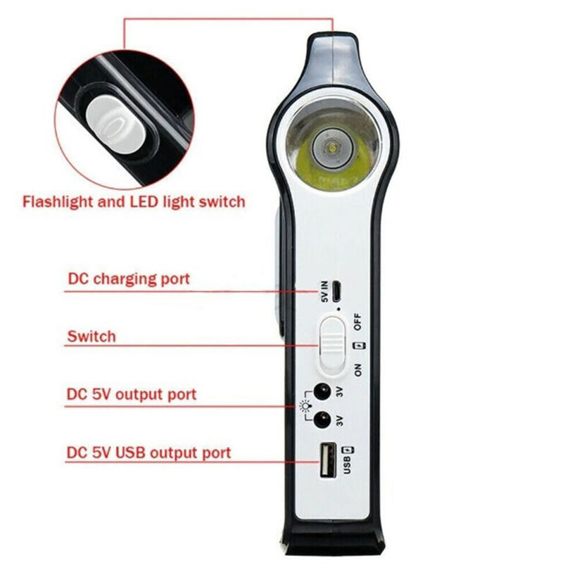 Bảng điều khiển chiếu sáng năng lượng mặt trời di động hiệu quả cao Mini Off Grid cho gia đình