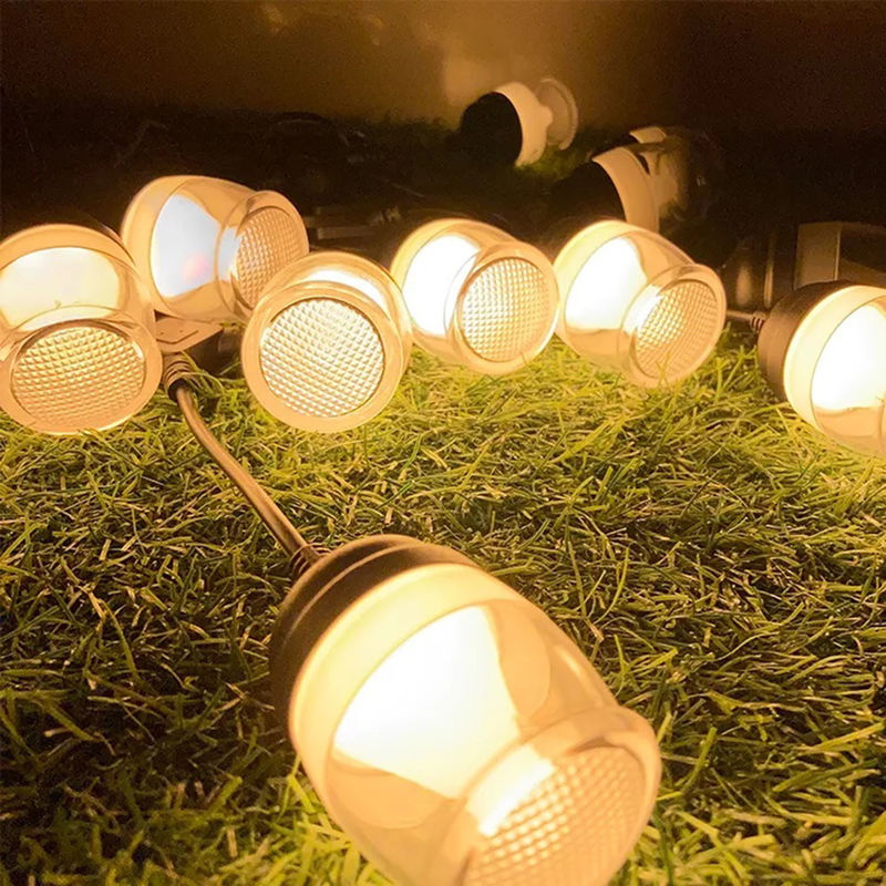 Giáng sinh trang trí năng lượng mặt trời chuỗi ánh sáng ngoài trời PVC ABS Holiday Party
