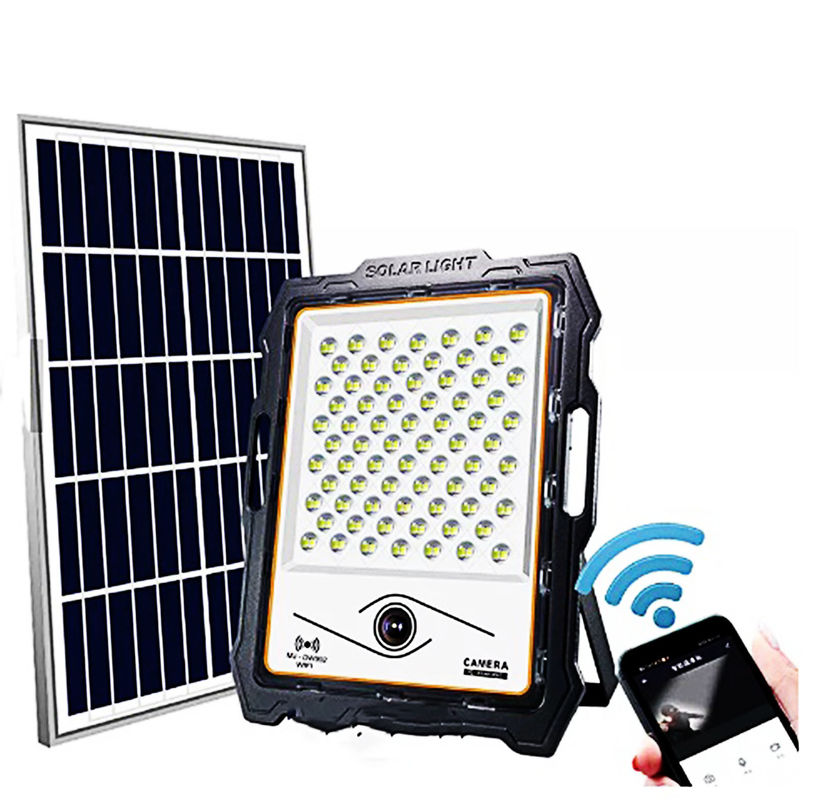 Đèn LED an ninh năng lượng mặt trời 100W với máy quay video BSOD Street Motion Portable PIR Remote