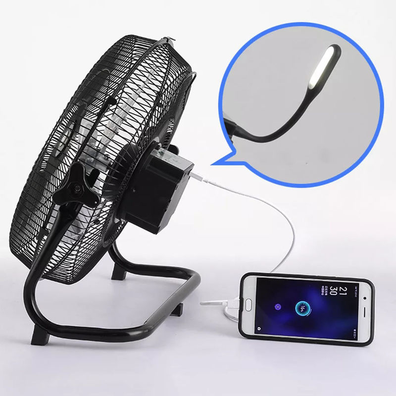 Bảng điều khiển năng lượng mặt trời ngoài trời có thể sạc lại di động Pin năng lượng Sạc USB Đèn LED