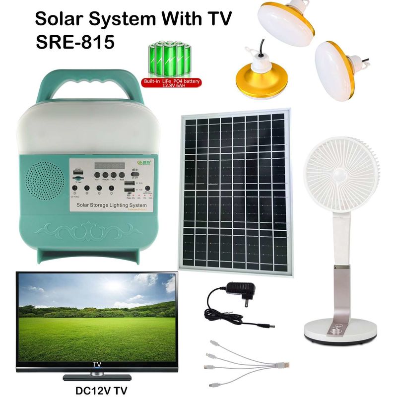 Chuyển đổi Đèn cắm trại năng lượng mặt trời di động Độ chống nước IP65 Đối với hệ thống năng lượng mặt trời ngoài lưới