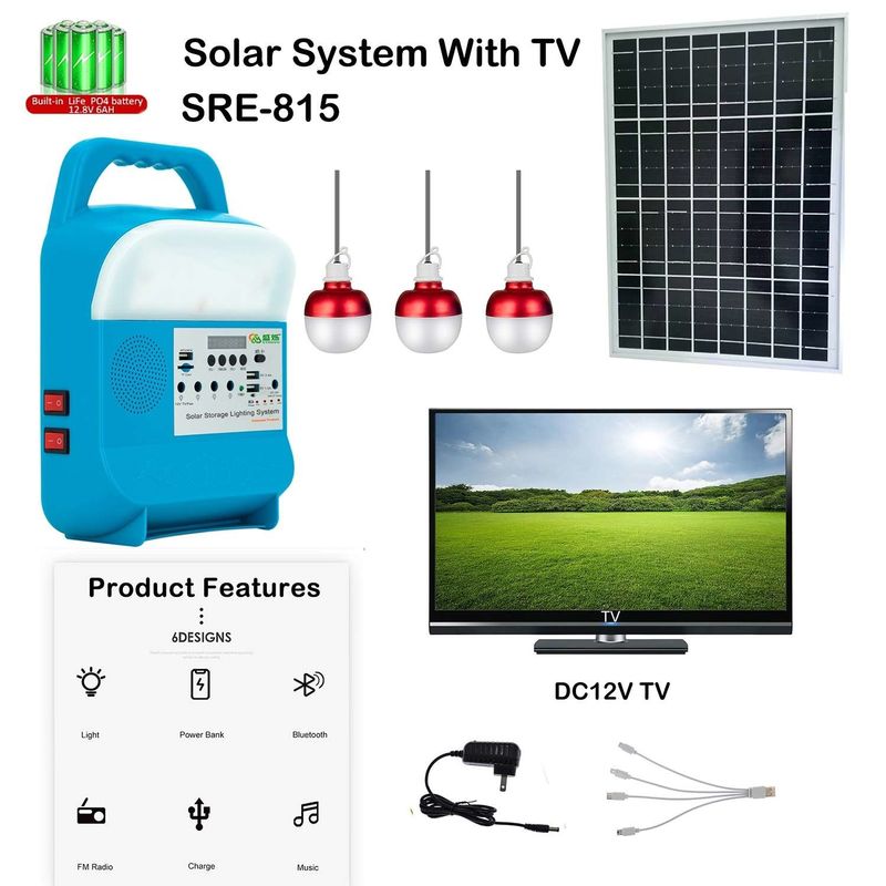 Đèn cắm trại ngoài trời Đèn lồng sạc USB Đèn lồng LED năng lượng mặt trời SRE-815-A 5W