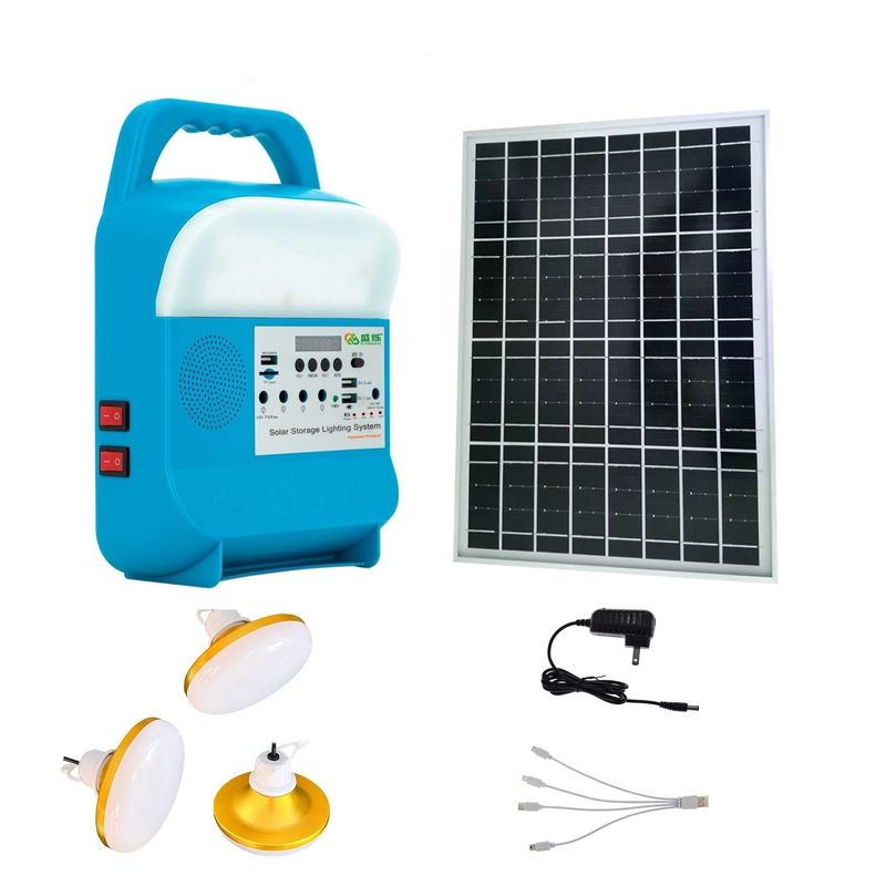 Đèn cắm trại năng lượng mặt trời có thể sạc lại Bóng đèn LED Công việc di động khẩn cấp USB ngoài trời