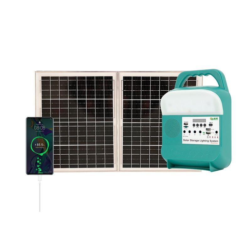 Hệ thống năng lượng mặt trời di động tất cả trong một Offgrid Năng lượng cho gia đình Năng lượng nhỏ 7000K