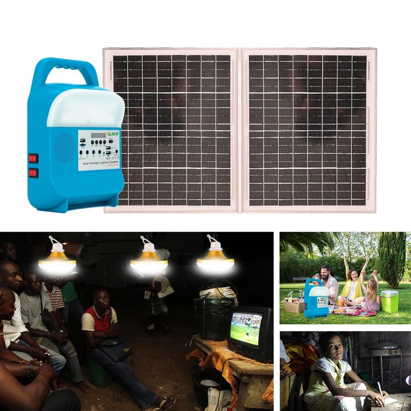 Đèn LED năng lượng mặt trời có thể sạc lại USB Bóng đèn cắm trại Đèn lều BBQ Đi bộ đường dài Di động khẩn cấp