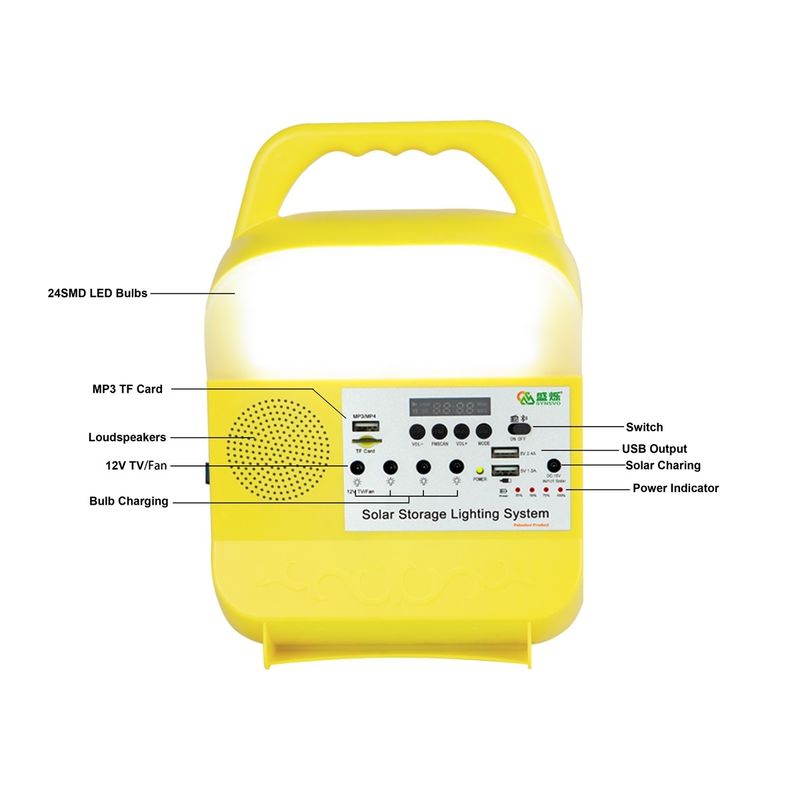 Di Động Ip65 Sạc Năng Lượng Mặt Trời Đèn Led Khẩn Cấp Sạc Usb Đèn Cắm Trại Đèn Lồng Cho Ngoài Trời Gia Đình