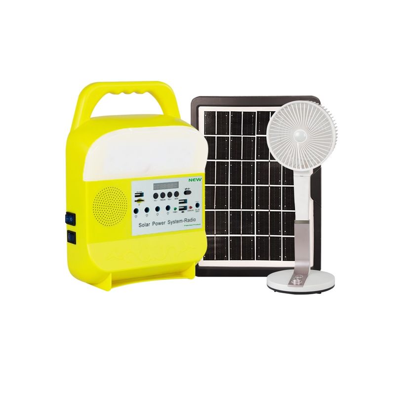 5W Hoàn thành Tắt Lưới Đèn Led Di động Năng lượng Mặt trời để Tạo ra Năng lượng Gia đình