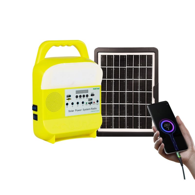 Chiếu sáng gia đình Bộ năng lượng hệ thống năng lượng mặt trời với bóng đèn LED SRE-585 IP55