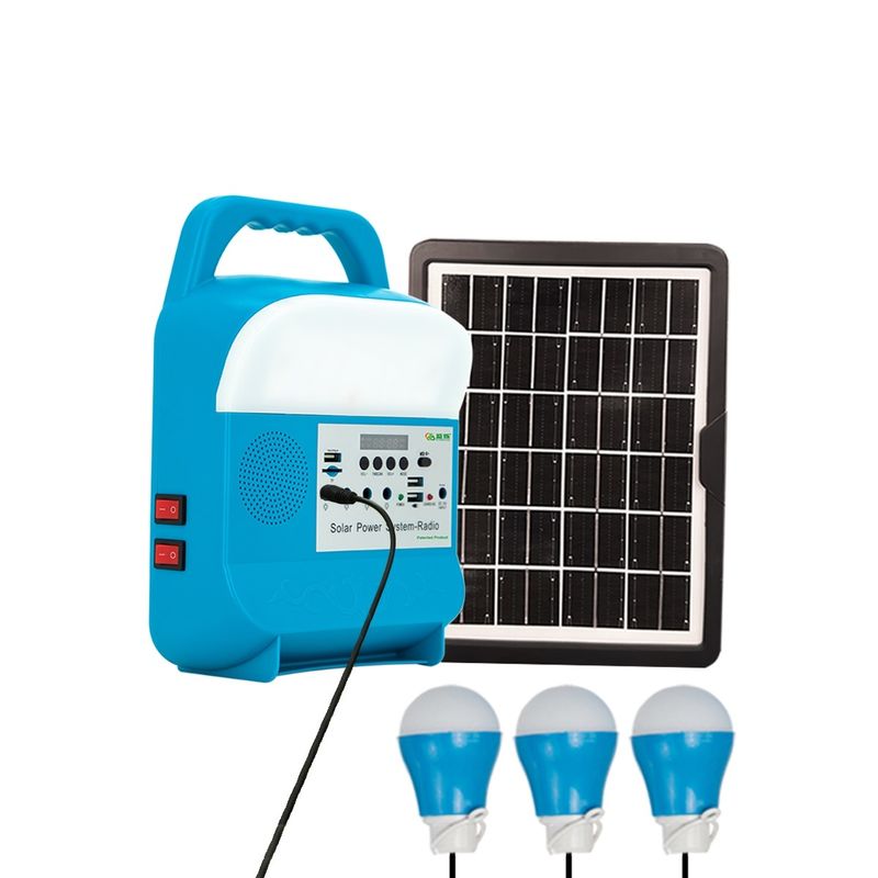 Bán buôn 5W Năng lượng mặt trời Đèn ngoài trời Bóng đèn di động Năng lượng mặt trời Đèn pha cho cắm trại