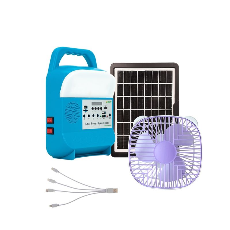 Sản xuất tất cả trong một thiết kế Bộ điều khiển biến tần Lifepo4 Mppt Trang chủ sử dụng đèn ngoài trời Led năng lượng mặt trời có quạt