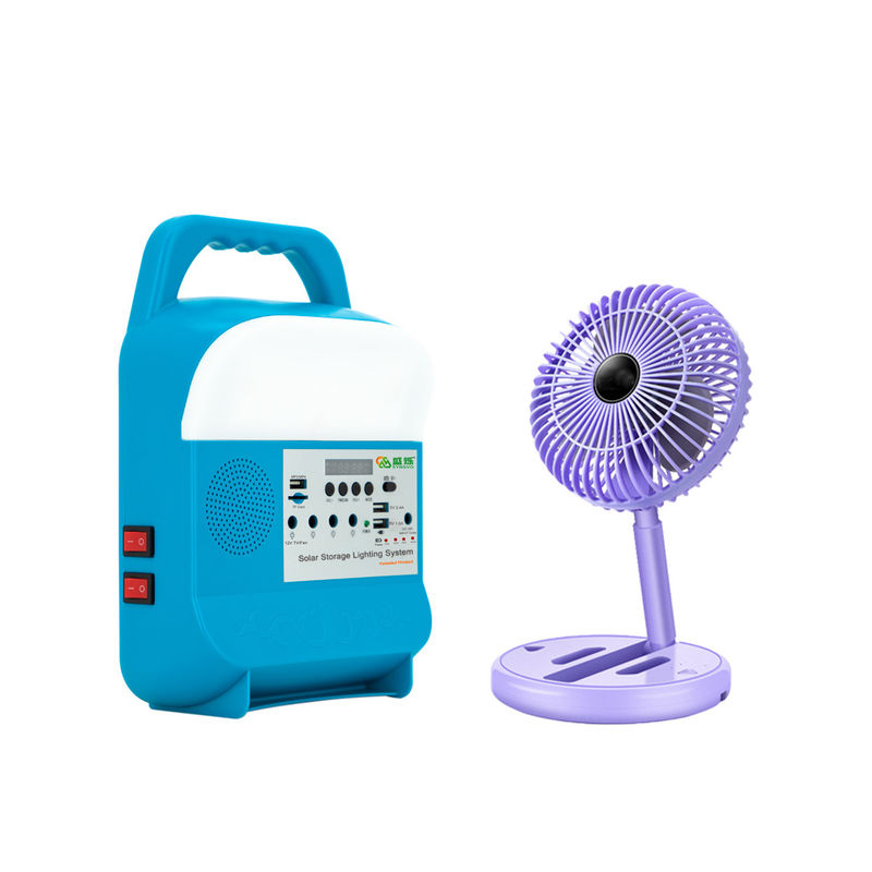 Máy phát điện năng lượng mặt trời bằng pin lithium để cắm trại khẩn cấp cho TV có quạt