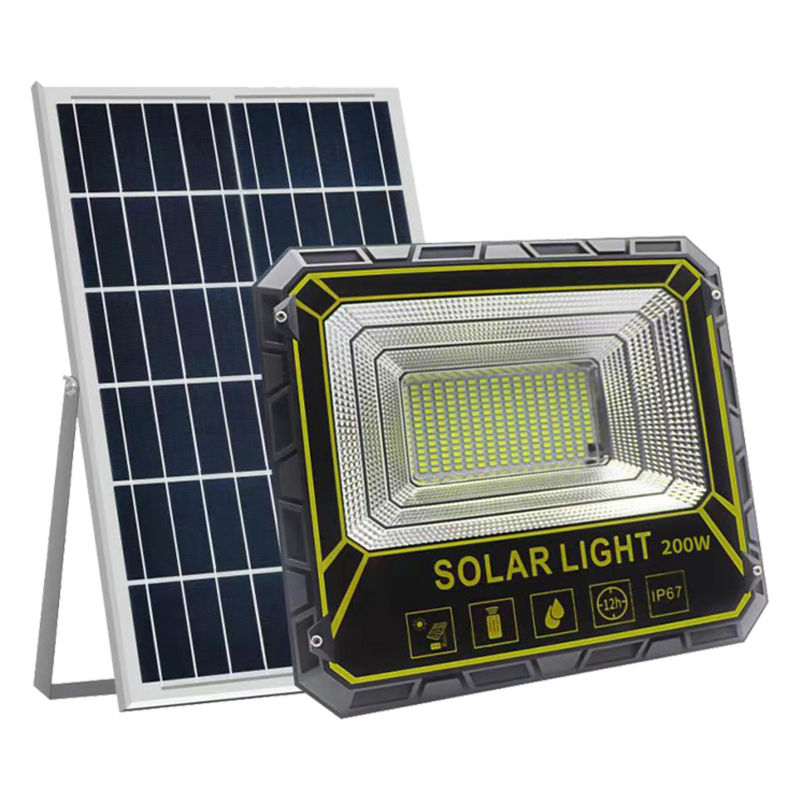 Đèn năng lượng mặt trời siêu sáng hiệu quả cao Tiêu điểm ngoài trời Led Solar Street 100W