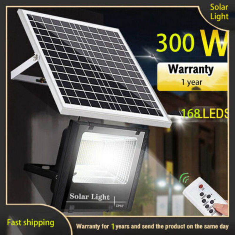 Đèn năng lượng mặt trời siêu năng lượng 300W Thời gian điều khiển từ xa thể thao đường phố ngoài trời