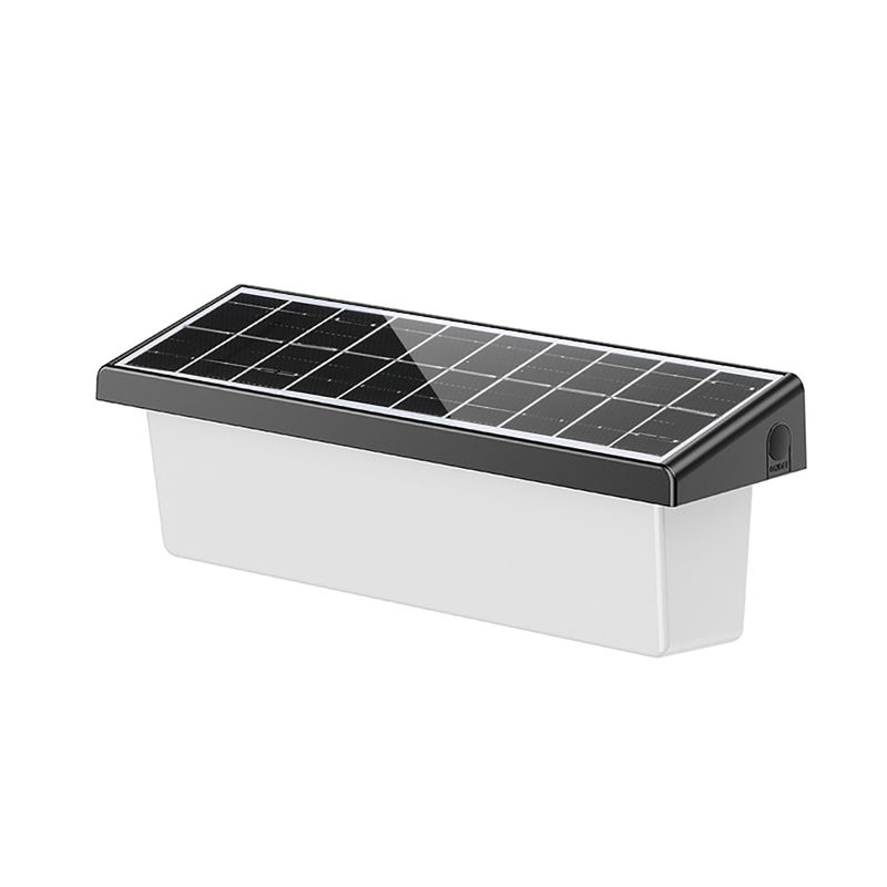 1 năm bảo hành ánh sáng mặt trời tường 80 Ra CRI Cho ánh sáng ngoài trời đèn mặt trời LED ngoài trời chống nước tường gắn