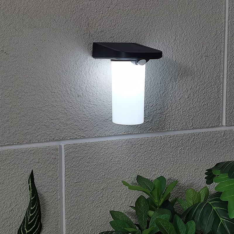35LM Flux ánh sáng Mặt trời Wall Sensor Light 6-8h Thời gian sạc Đèn ngoài trời