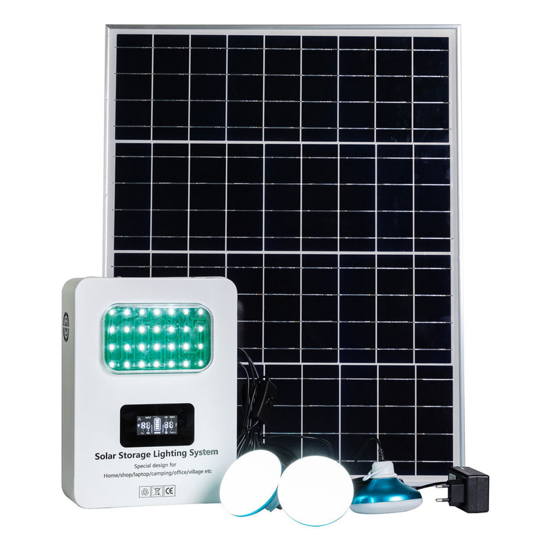 SRE-938 Máy phát năng lượng mặt trời di động đáng tin cậy 12V 25AH Capacity Battery And Monocrystalline Solar Panel