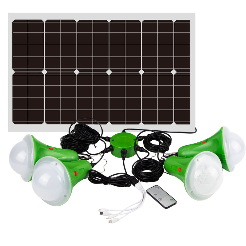 5V-6V Đèn cắm trại mặt trời di động 6500-7000K Nhiệt độ màu sắc