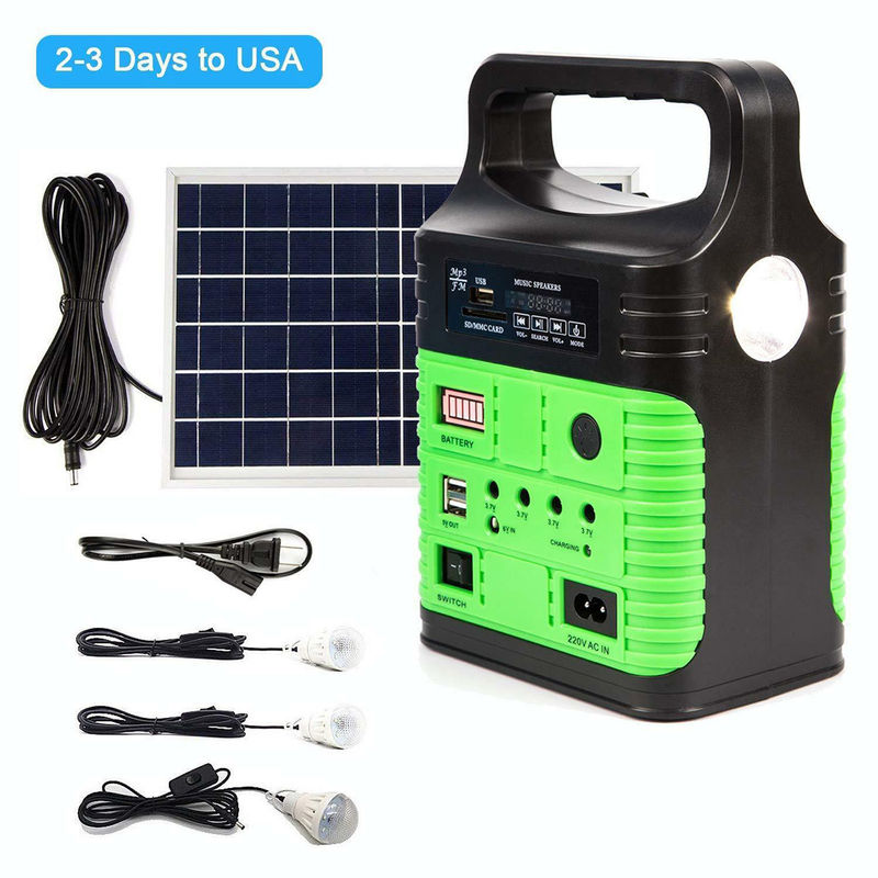 7500mah pin lithium dẫn ánh sáng mặt trời khẩn cấp hiệu suất bền vững năng lượng mặt trời trong nhà
