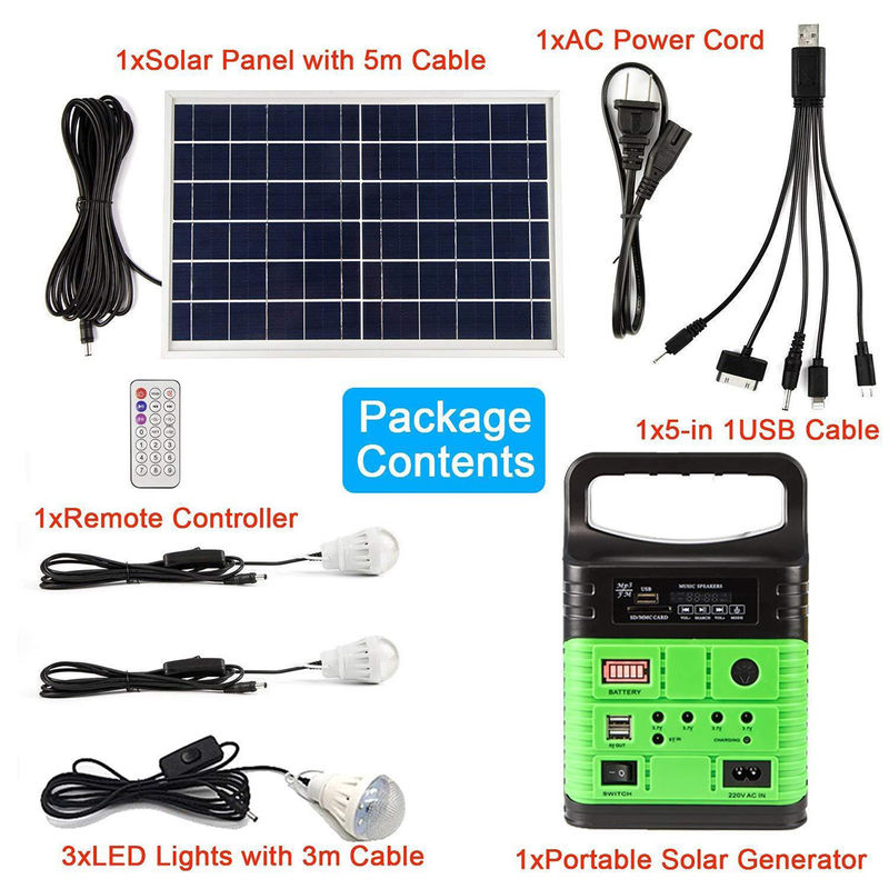 Đèn khẩn cấp năng lượng mặt trời silic monocrystalline tần số 60 Hz