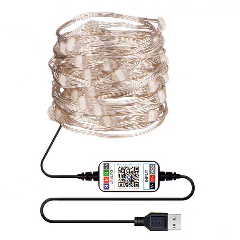 IP65 Đèn trang trí năng lượng mặt trời USB 6lm Đèn sân vườn chạy bằng năng lượng mặt trời