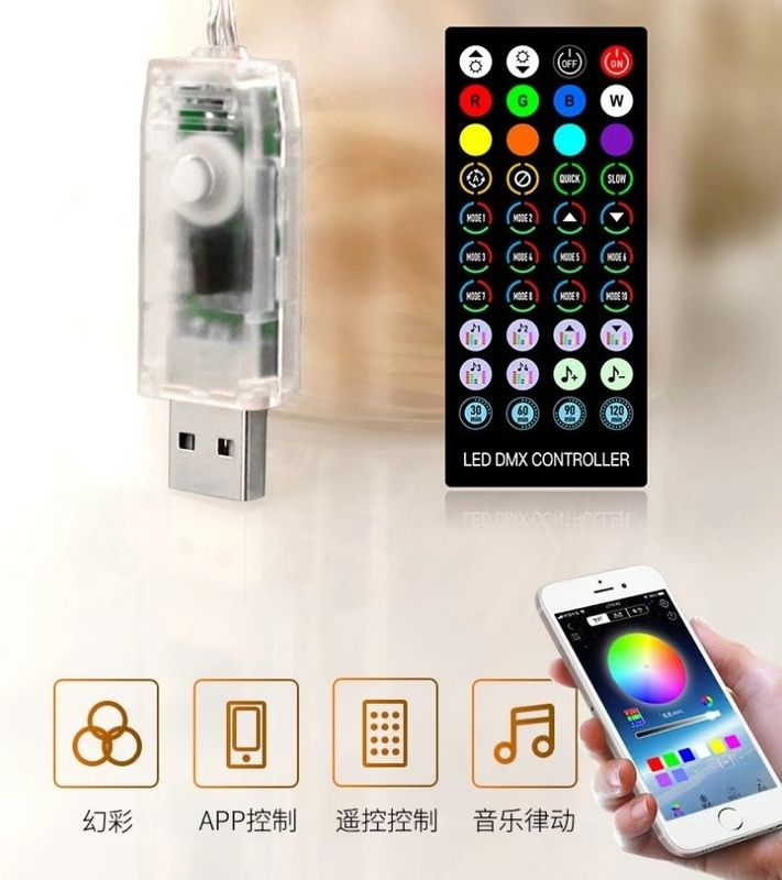 Lễ hội lễ hội Đèn trang trí năng lượng mặt trời Giáng sinh Đèn năng lượng mặt trời nhỏ cho vườn cổ tích
