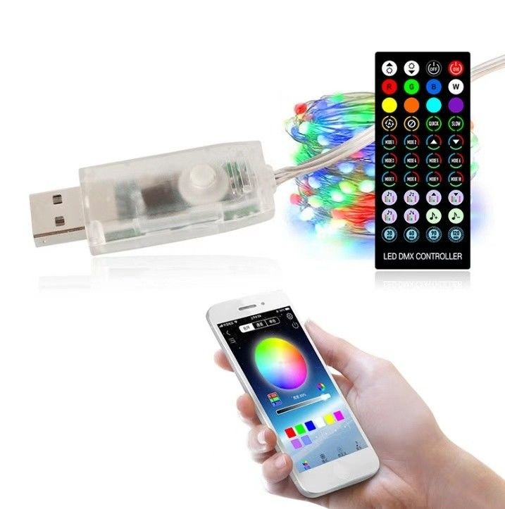 Đèn trang trí chạy bằng năng lượng mặt trời 6V Đèn dây trang trí mạ Chrome