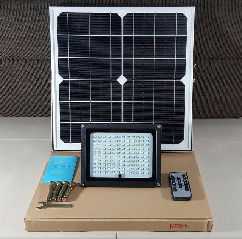100W Jd-8840 Đèn chiếu sáng năng lượng mặt trời Khu vườn Trắng mát 8PCS LED Tiết kiệm năng lượng Mặt trời