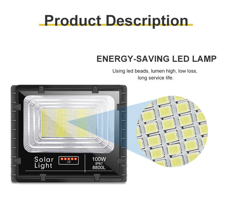 Đèn pha LED ngoài trời chống thấm nước Đèn pha LED 300W 500W 1000W SMD