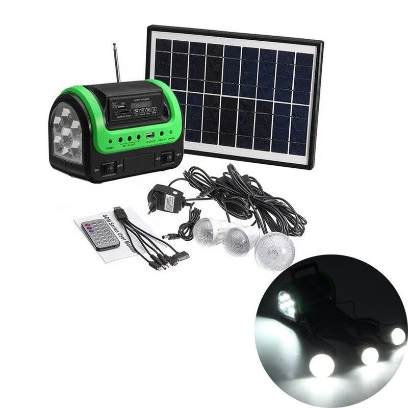 Đèn năng lượng mặt trời di động FCC EMC 5W 6V 12PCS SMD LED Car Boat Bộ đèn năng lượng mặt trời