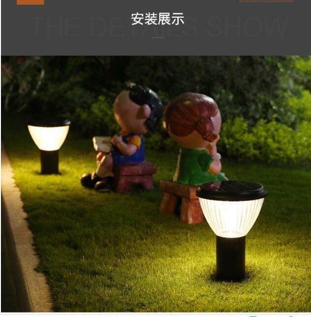 Đèn LED năng lượng mặt trời sân vườn không thấm nước 5W cho sân ngoài trời Sân đường lái xe Đường đi trong vườn