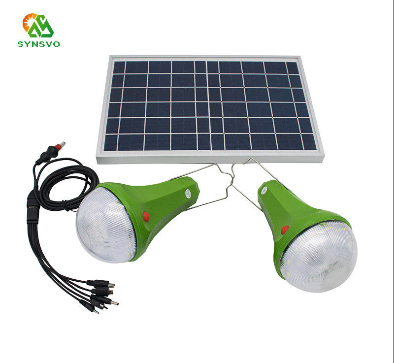 Đèn LED chiếu sáng năng lượng mặt trời 9W Điều khiển từ xa Hệ thống chiếu sáng năng lượng mặt trời cho gia đình