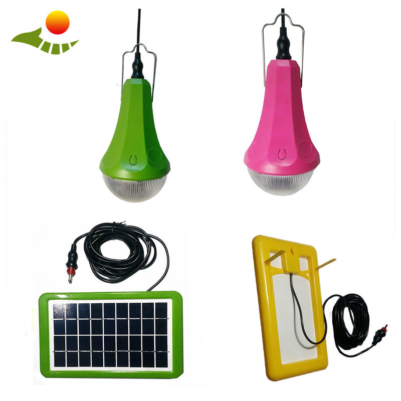 Đèn LED chiếu sáng năng lượng mặt trời 9W Điều khiển từ xa Hệ thống chiếu sáng năng lượng mặt trời cho gia đình