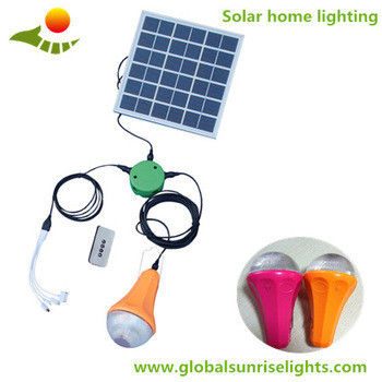 Bộ đèn Led bảng điều khiển năng lượng mặt trời 6W 6V Global Sunrise Thời gian làm việc 11 giờ đến 30 giờ