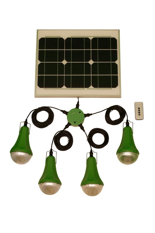 Bộ đèn Led bảng điều khiển năng lượng mặt trời 6W 6V Global Sunrise Thời gian làm việc 11 giờ đến 30 giờ