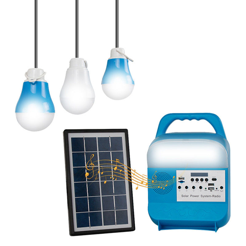 Đèn LED năng lượng mặt trời công suất cao 3W Ngân hàng máy tính xách tay di động để cắm trại