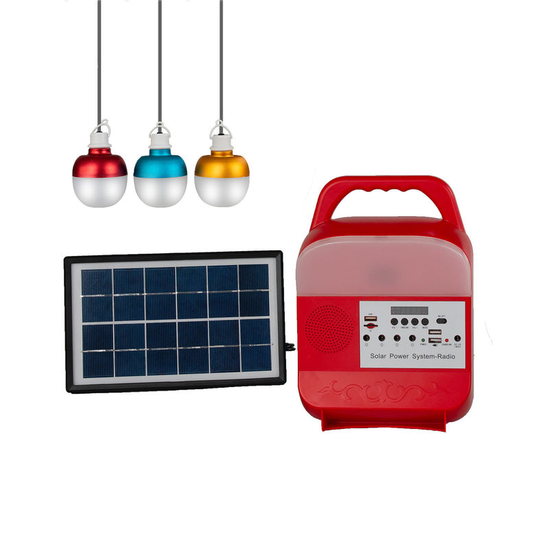 Hệ thống năng lượng mặt trời di động FCC 10W đến 100W cho chiếu sáng ngoài trời