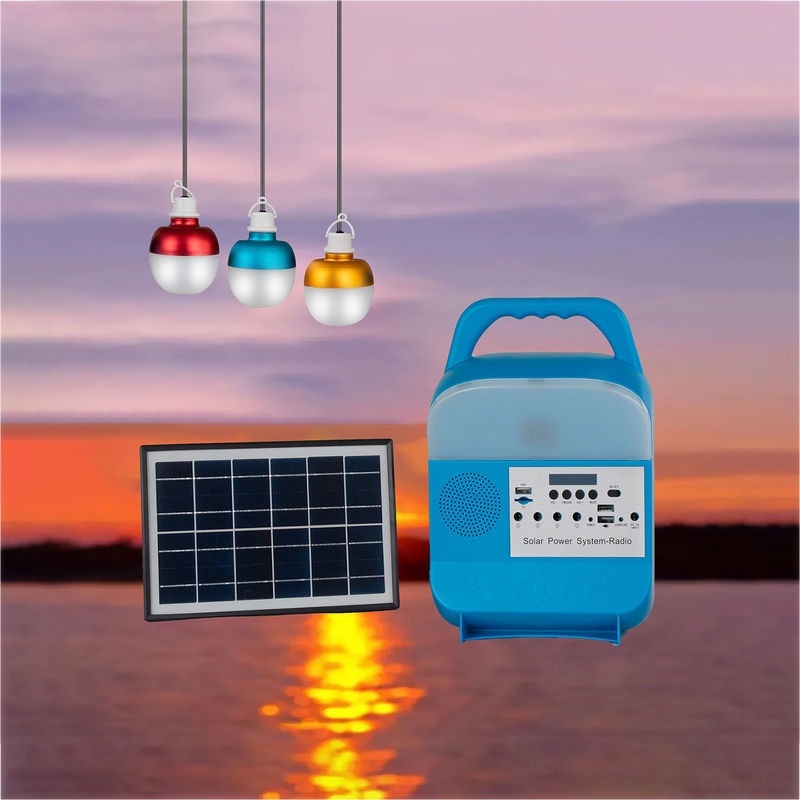 Bóng đèn năng lượng mặt trời di động 15 Volt 5W * 3PCS cho các chuyến đi chơi