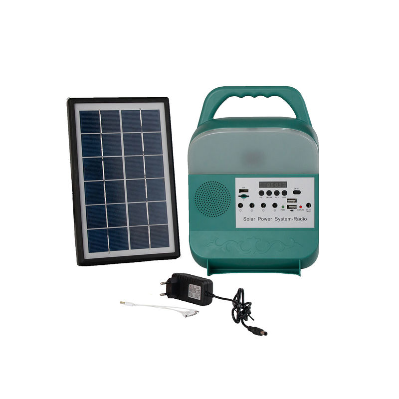 Đèn Led bảng điều khiển năng lượng mặt trời 5W đầy màu sắc ngoài trời với pin sạc