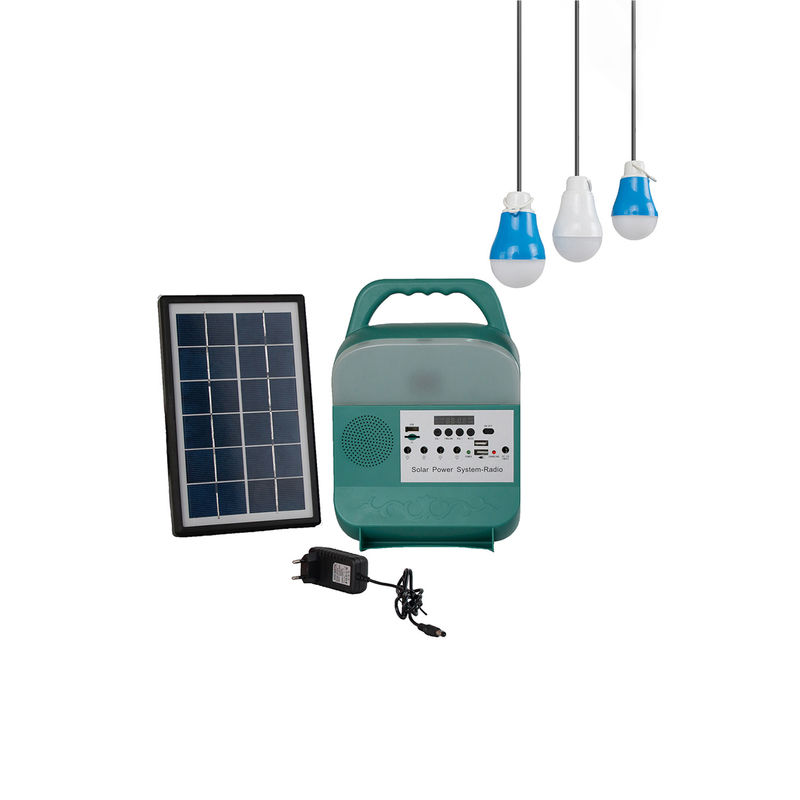 Đèn Led bảng điều khiển năng lượng mặt trời 5W đầy màu sắc ngoài trời với pin sạc