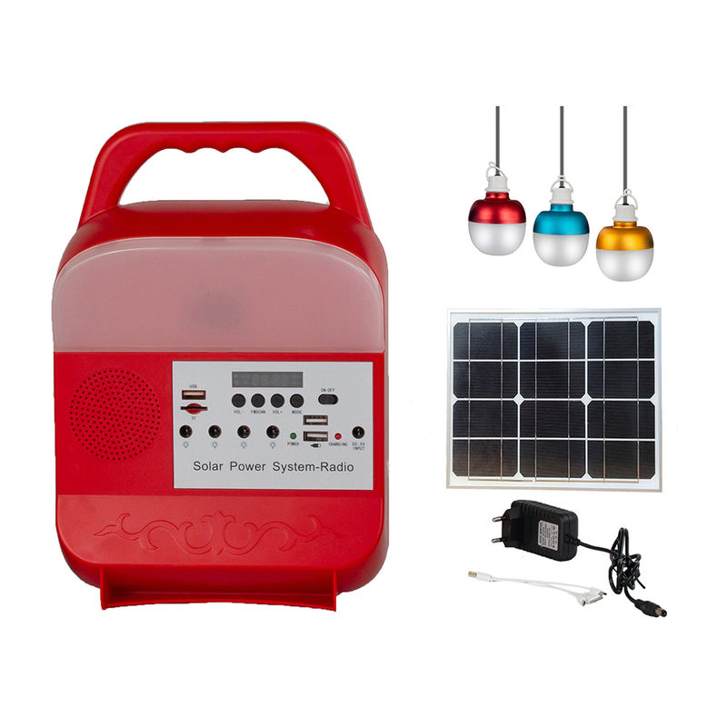 Đèn LED ngân hàng năng lượng mặt trời ISO 15W Bộ đèn LED tinh thể đơn ngoài lưới Bộ chiếu sáng năng lượng mặt trời