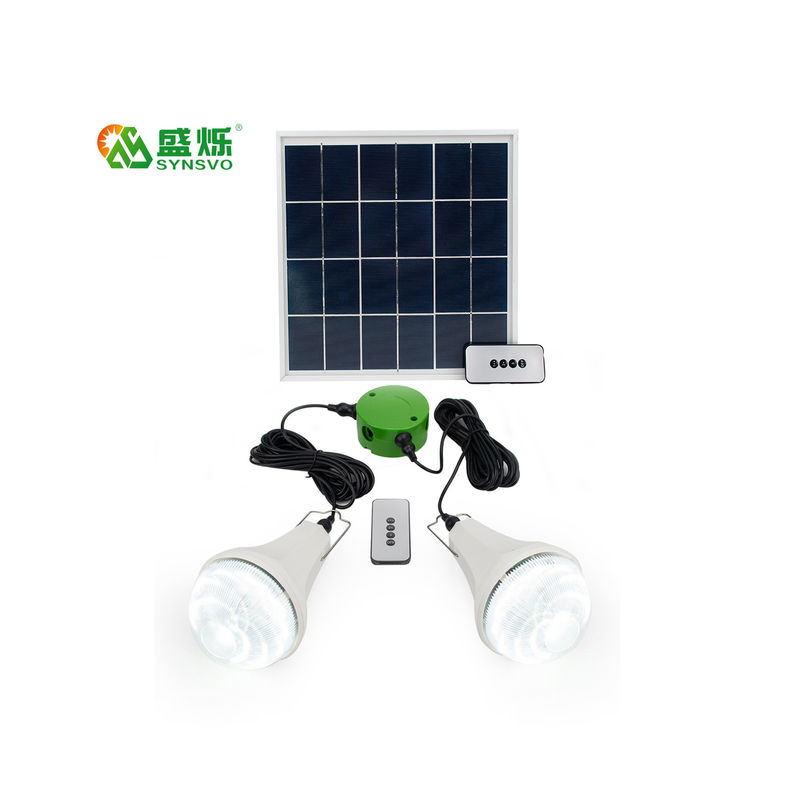 Bóng đèn Led có thể sạc lại bằng năng lượng mặt trời Đèn khẩn cấp Bảng điều khiển năng lượng mặt trời với bóng đèn Đèn năng lượng mặt trời Bộ bóng đèn trong nhà