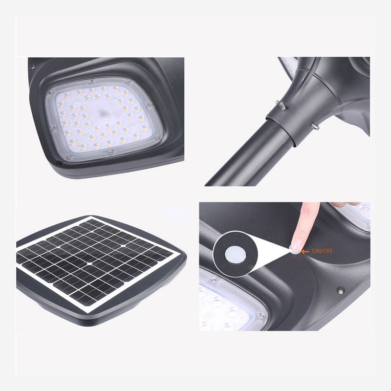 Đèn LED cỏ ba lá chống nước IP65 Đèn cảm biến năng lượng mặt trời Đèn sân vườn 3500K DC 6V