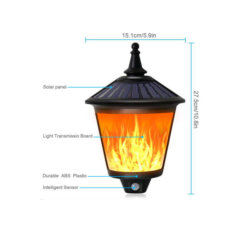 Sân nhấp nháy Ngọn lửa Đèn tường Trang trí ngoài trời Treo lửa Di chuyển Đèn lồng Led