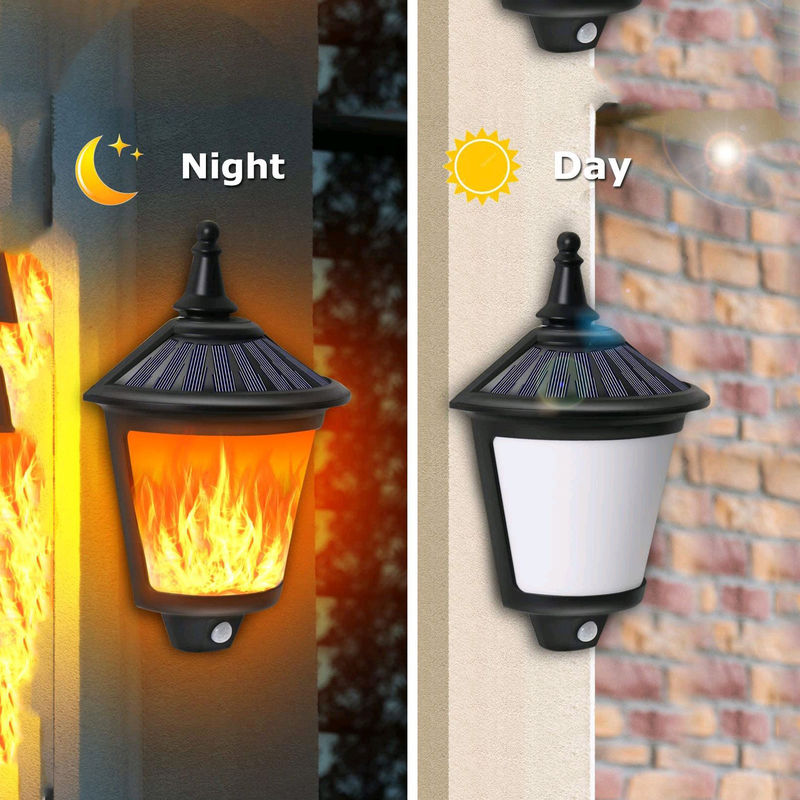 Sân nhấp nháy Ngọn lửa Đèn tường Trang trí ngoài trời Treo lửa Di chuyển Đèn lồng Led