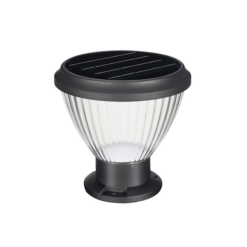 Đèn LED sân vườn Trang trí chống thấm ngoài trời năng lượng mặt trời Tất cả trong một Đèn cột Ánh sáng