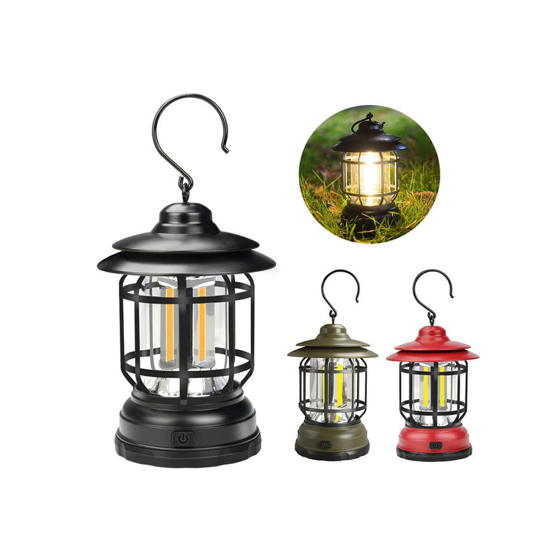 Đèn chiếu sáng sân vườn năng lượng mặt trời mini Retro Kích thước nhỏ gọn Đèn Led ngoài trời 13 * 12 * 20cm